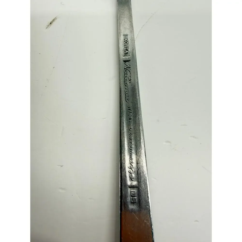 Vintage Celtic Scroll Tablespoons National Stainless Korea Lot 7 Replacement